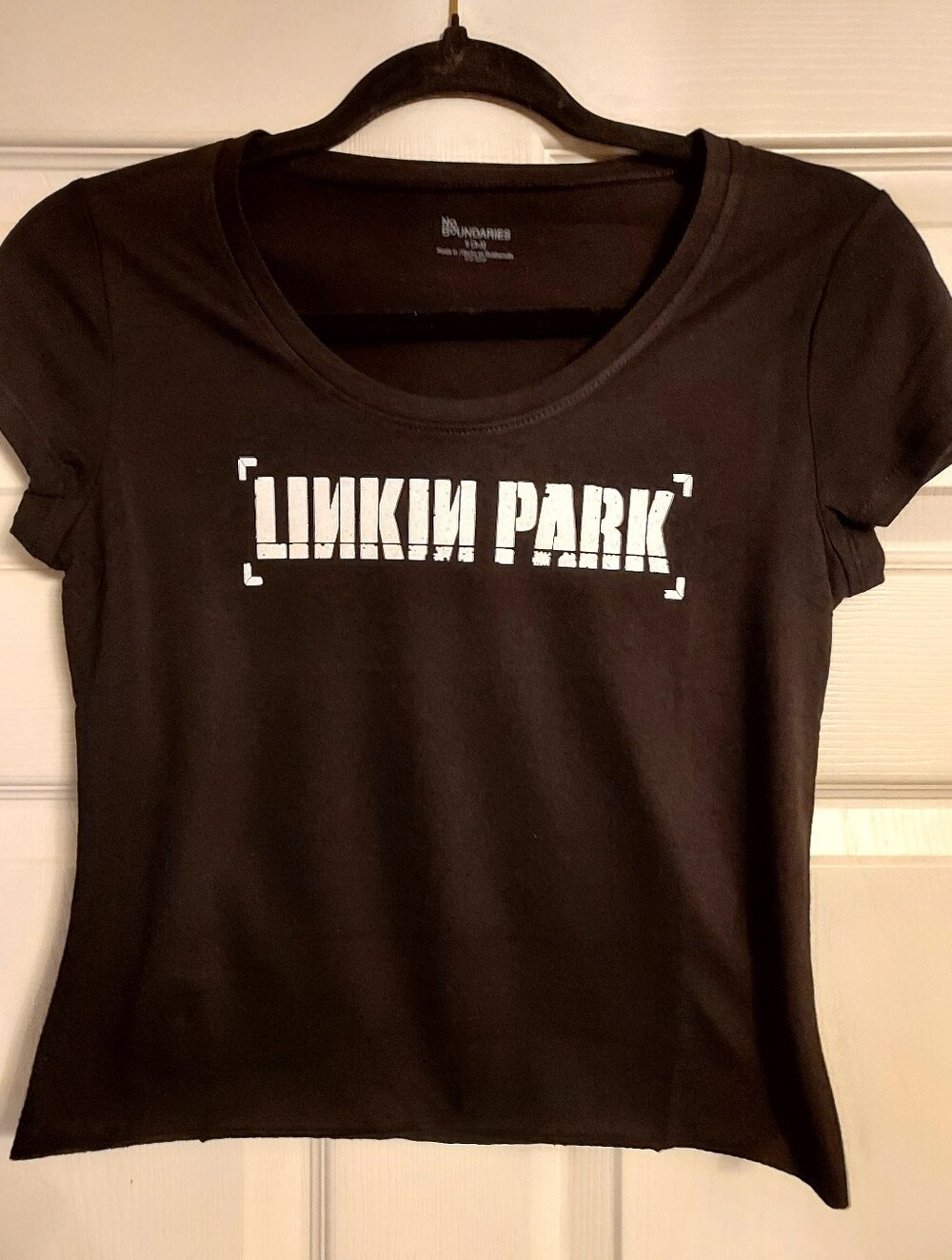 linkin park Shirt white glitter logo linkin park Tank Top Linkin park crop top